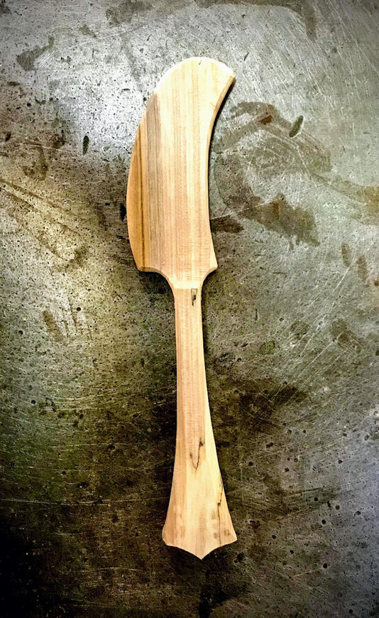 Spalted Birch Butter Spreader